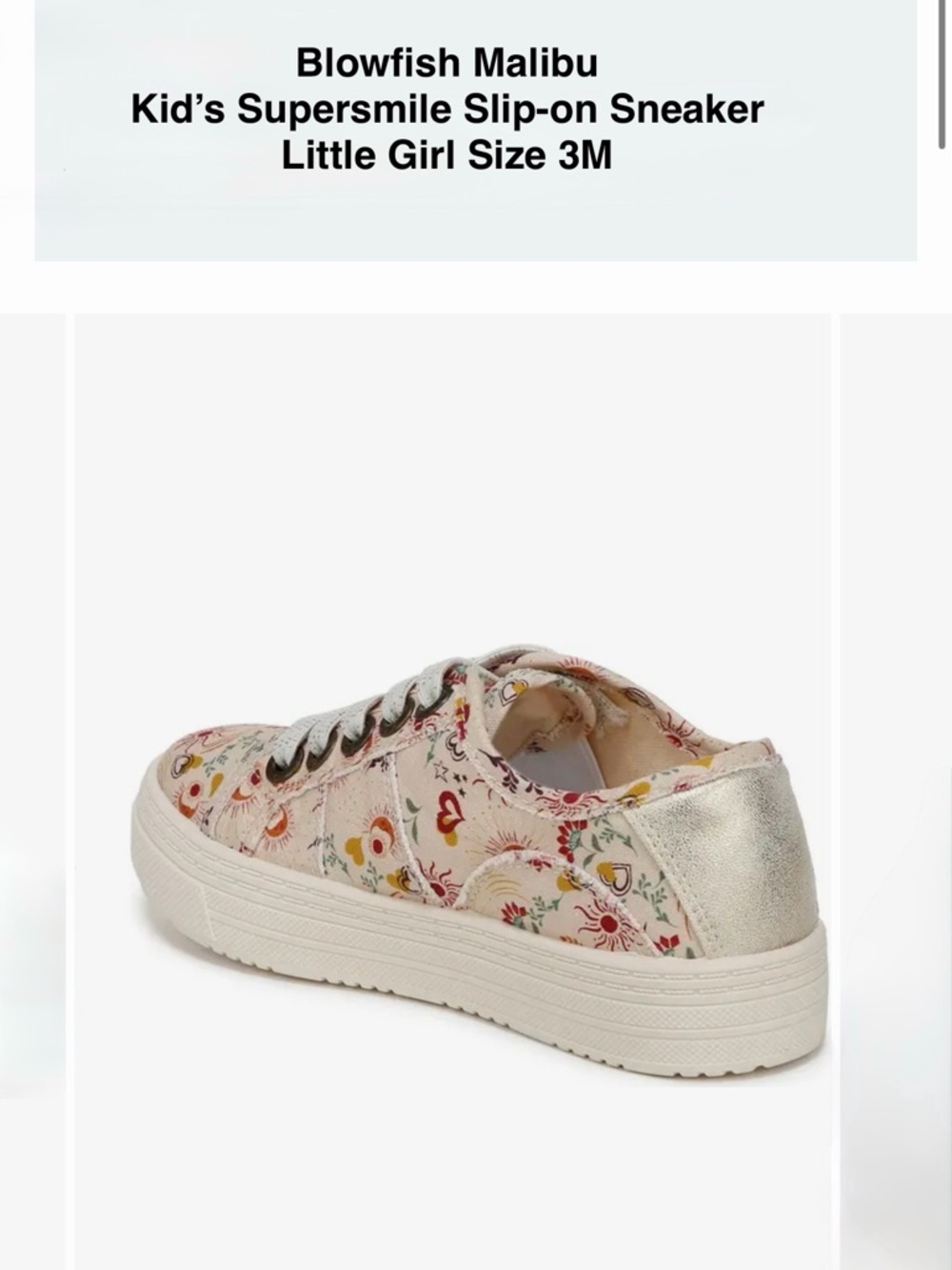 *new* Blowfish Kids' Supersmile Slip-On Sneaker - Picture 2 of 13